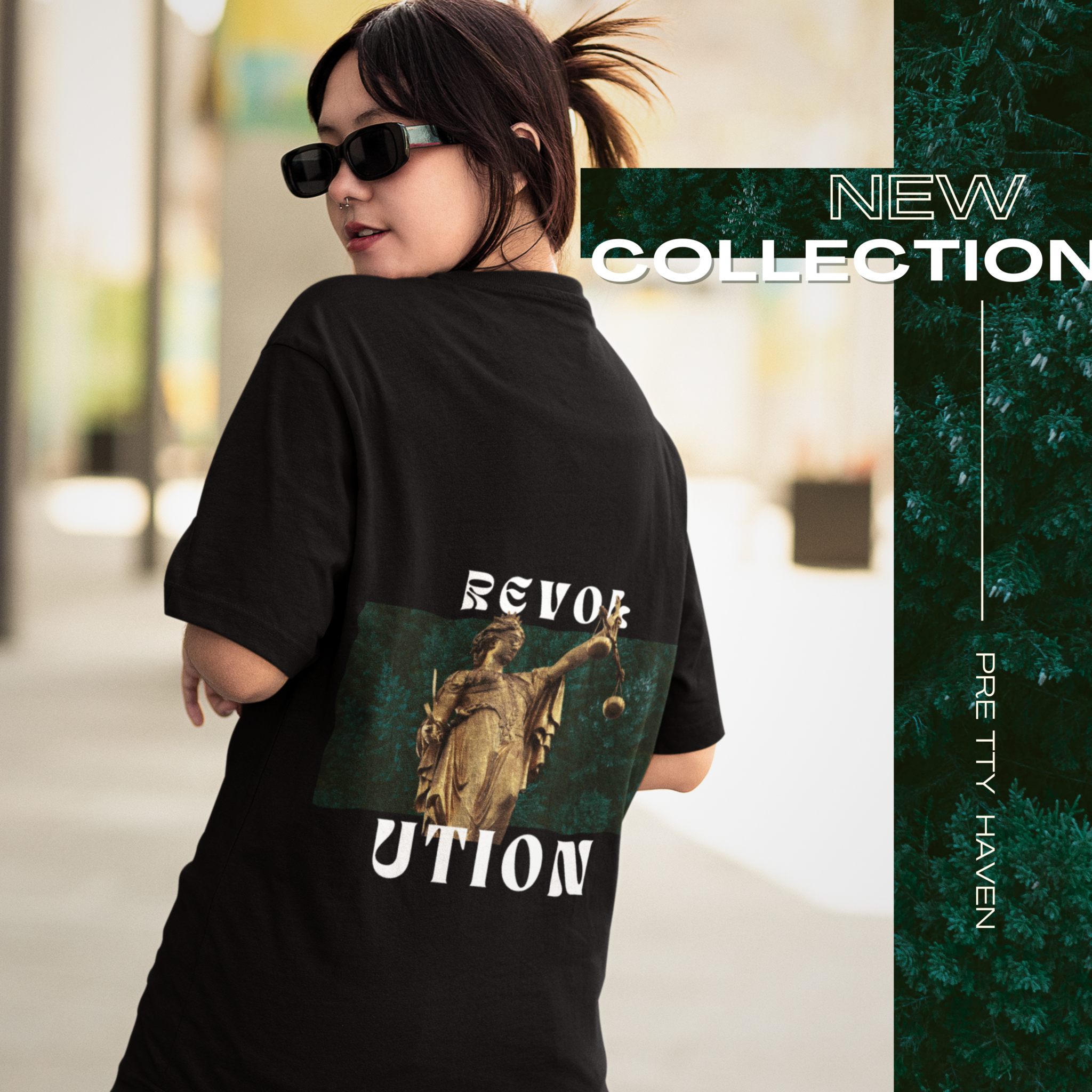 Dark Blue Fashion Sale Online Facebook Feed Ad